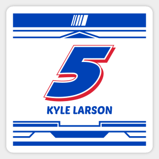 Kyle Larson blue # 2024 NASCAR art design Sticker